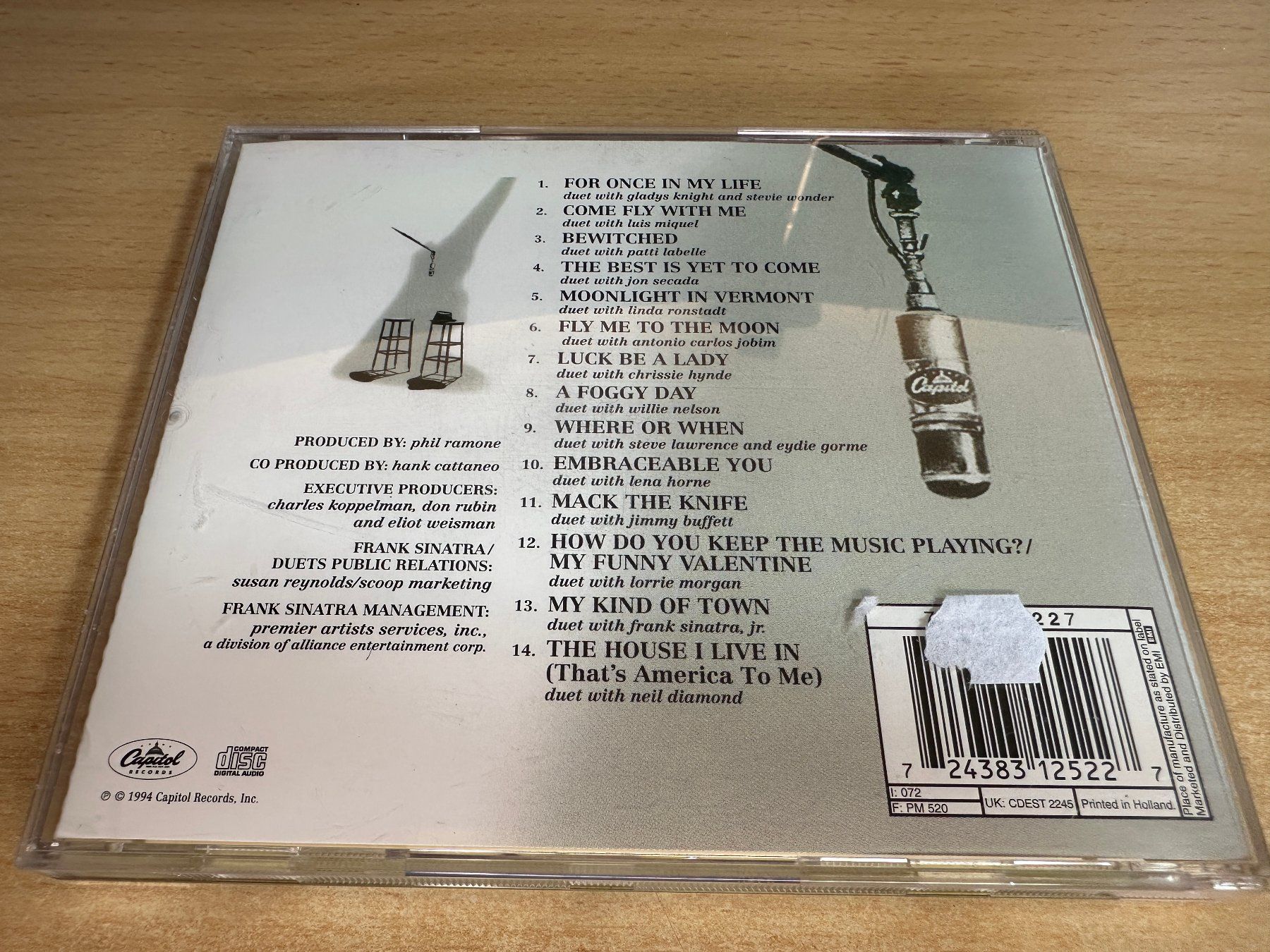 CD: K1 Frank Sinatra – Duets II – Usato da Rikon im Tösstal venduto da Alpenmutz 1