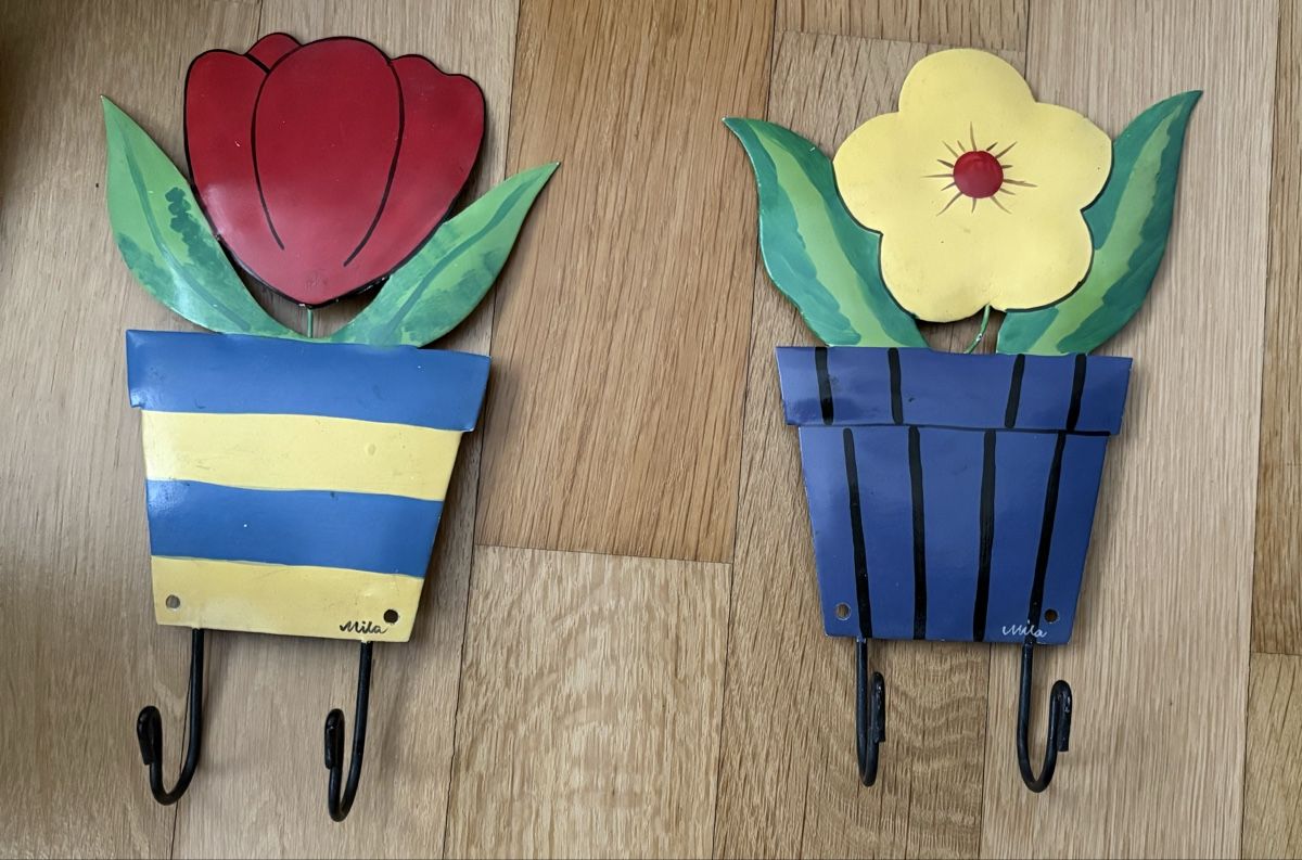 Ferramenta: Mila- 2er Set Blumentopf- Wandhaken – Usato da Adliswil venduto da nicciza