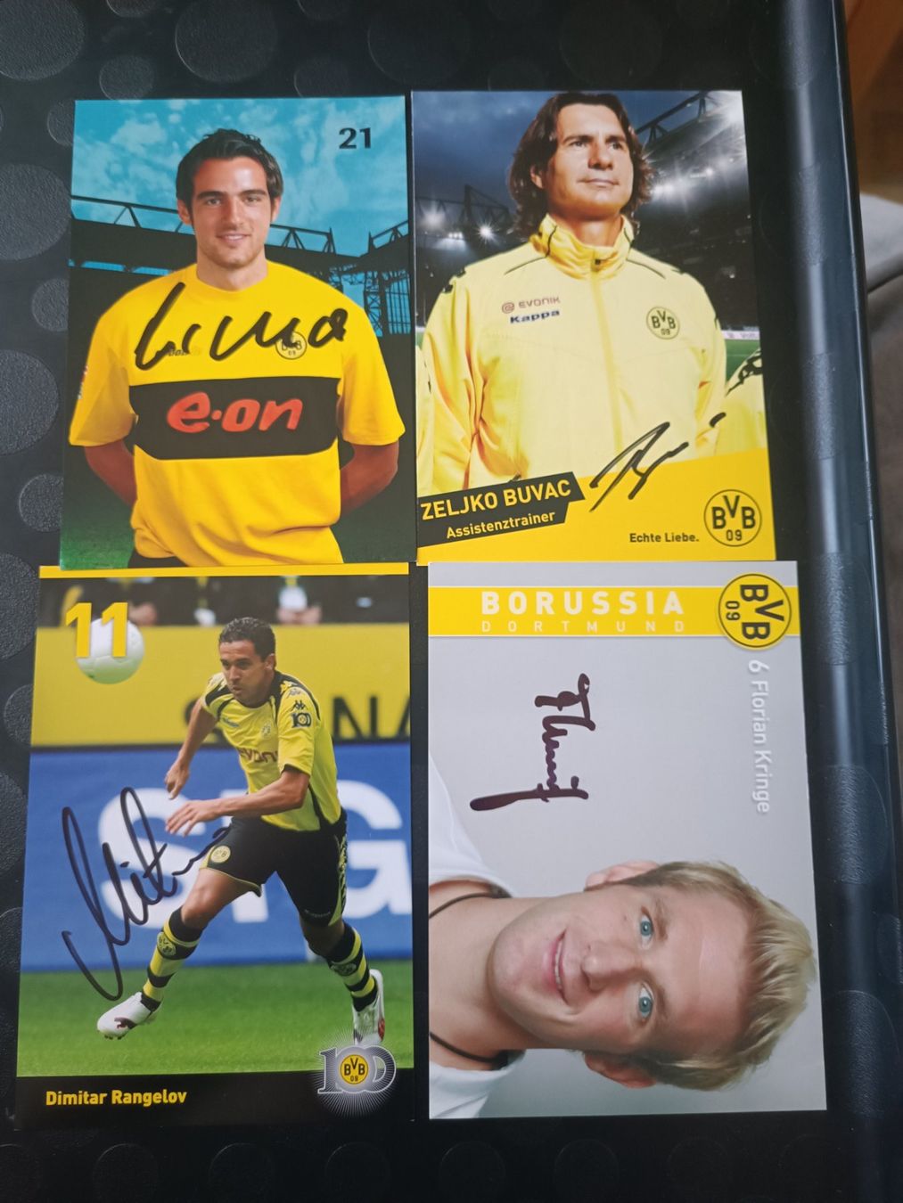 Autografi: 4x  BVB - Borussia Dortmund - handsigniert – Usato da Menziken venduto da Artographs