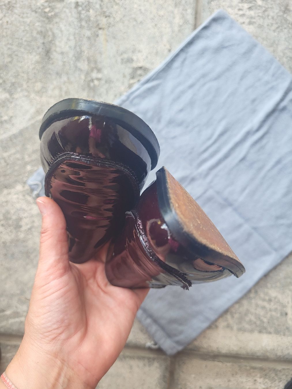 Navyboot Scarpe da donna: Weinrote Halbschuhe von Navy Boot – Usato da Münchenbuchsee venduto da muengguleo 4