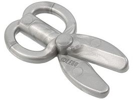 LEGO 18920 Flat Silver Minifigure, Utensil Scissors