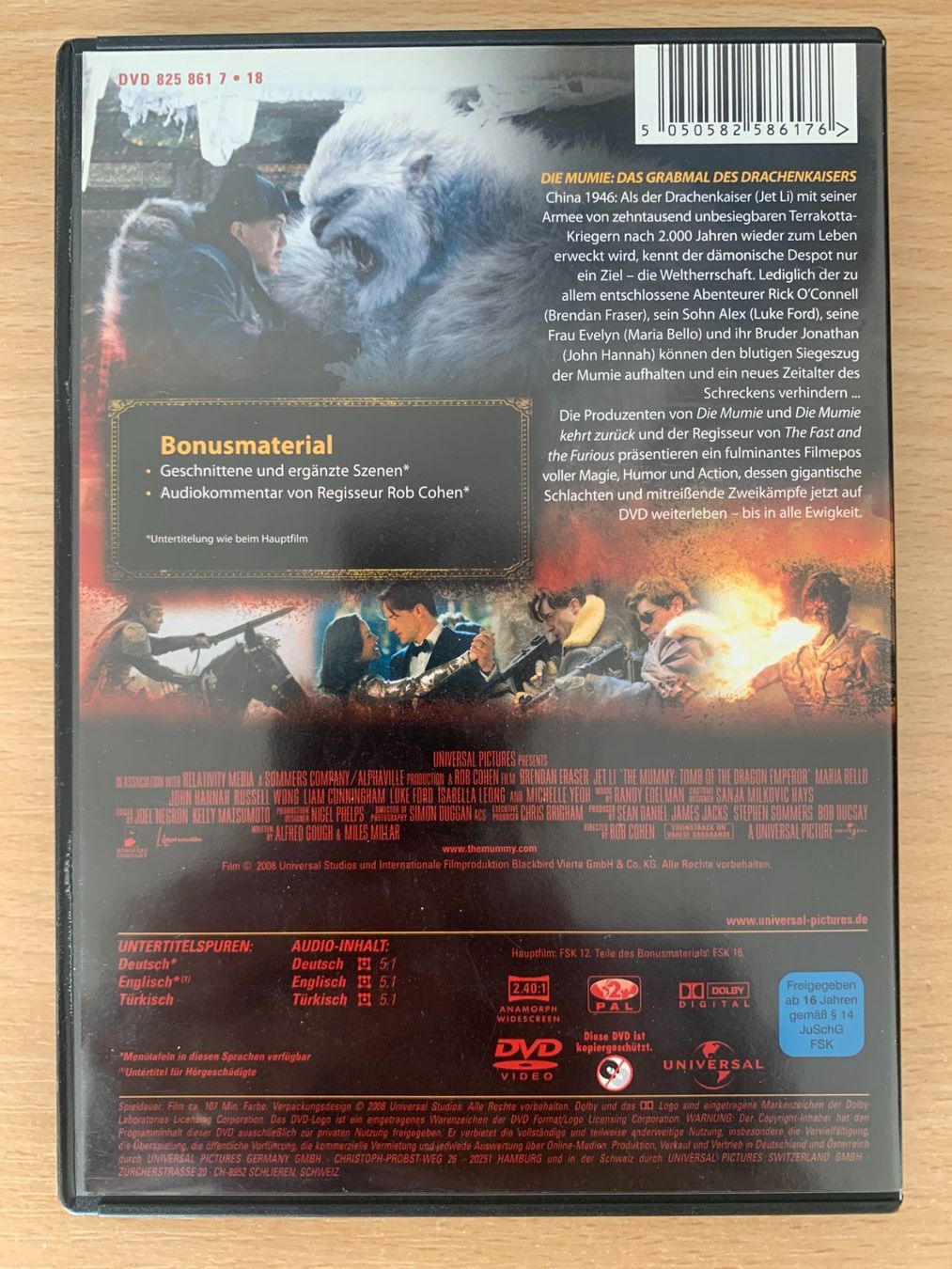 Tutti i DVDs: Die Mumie: Das Grabmal des Drachenkaisers – Usato da Zürich venduto da recordman01 1