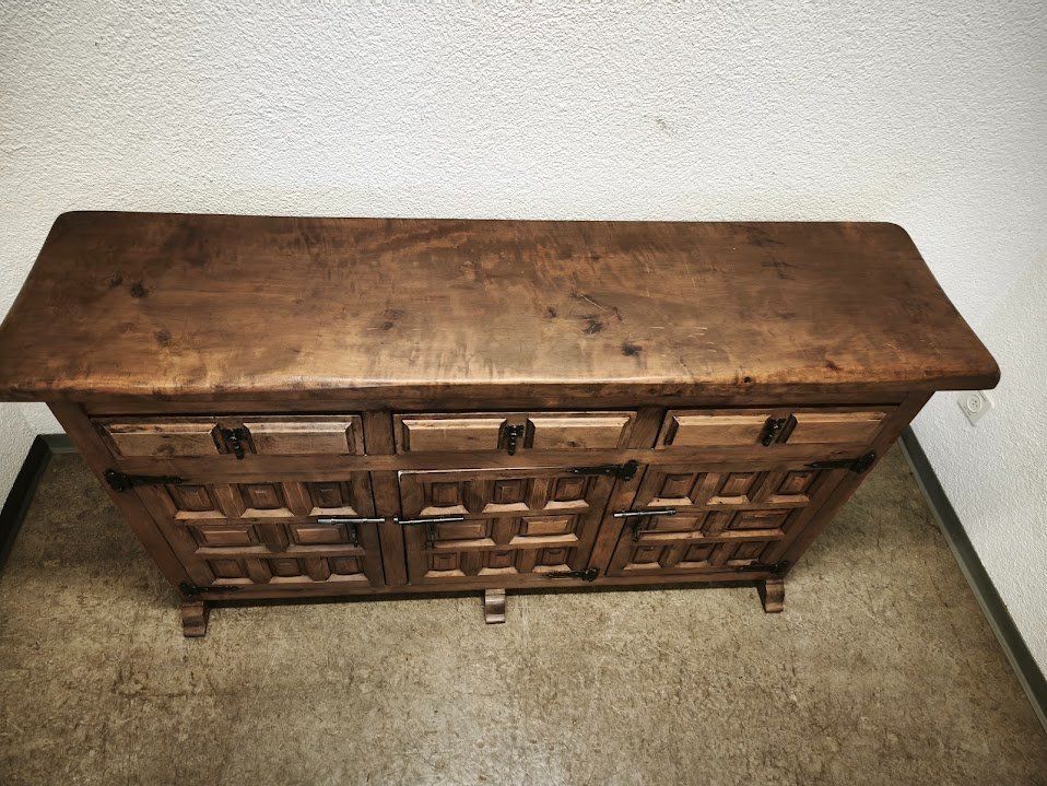 Commodes: Spanische Kommode Sideboard Eiche Massiv Holz Rustikal – D'occasion à Toffen par Immo-Erben 2