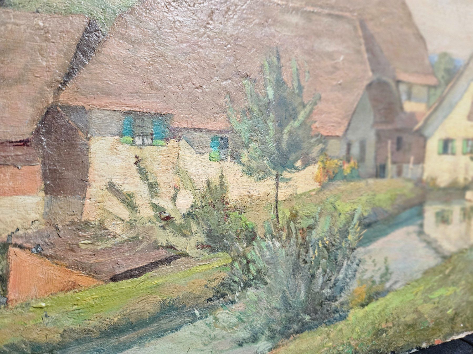 Tableaux: Antikes Gemälde E.E Schlatter – D'occasion à Wolfertswil par Antiko 5