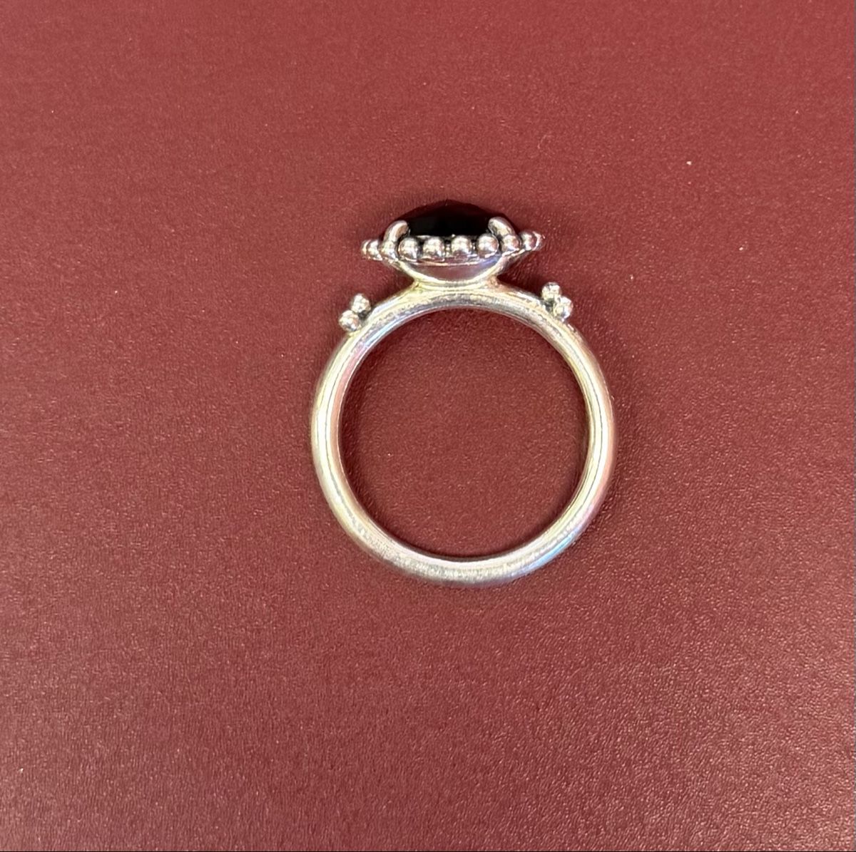 Ringe: Silberring Pandora mit blauem Kristall – Gebraucht aus Donat von troja007