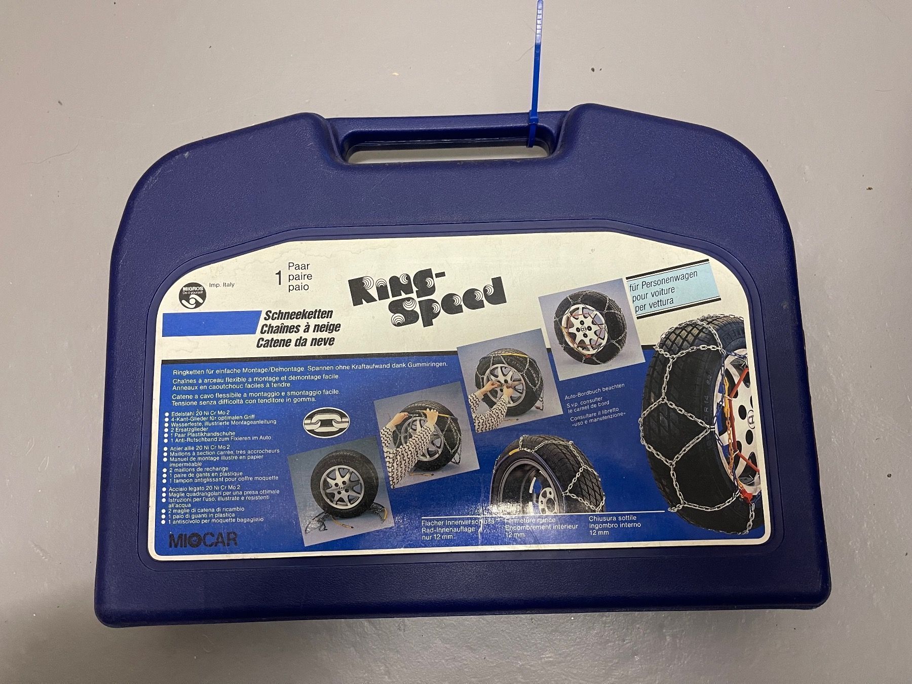 Catene da neve: Schneeketten Ring-Speed Grösse 050 – Usato da Uster venduto da pamakemi 1