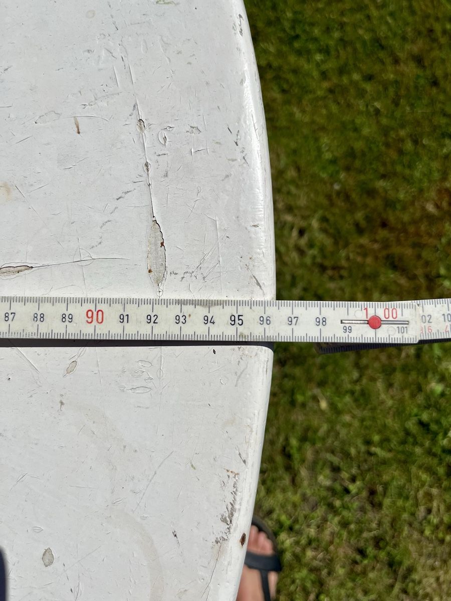 Tavoli: Vintage Antiker Runder klappbarer Blechtisch – Usato da Worb venduto da lupo97 1
