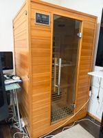 Infrarotkabine Sauna für 1 Person – DelcoSuisse, mit Licht