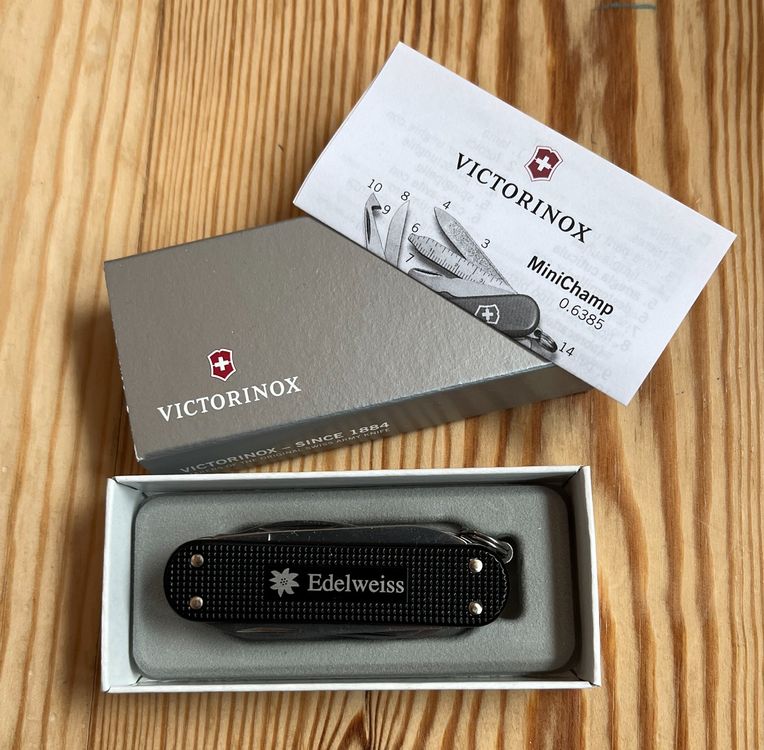 Victorinox minichamp alox online schwarz