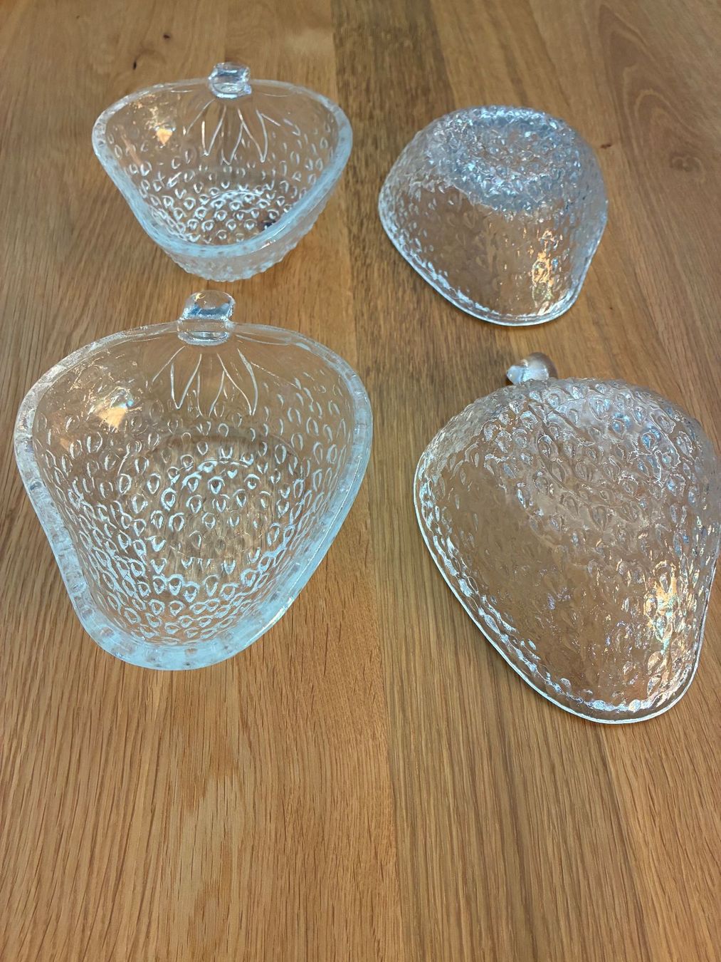 Schalen: Glasschäleli 4er Set Erdbeeren – Gebraucht aus Frick von sandra037 7