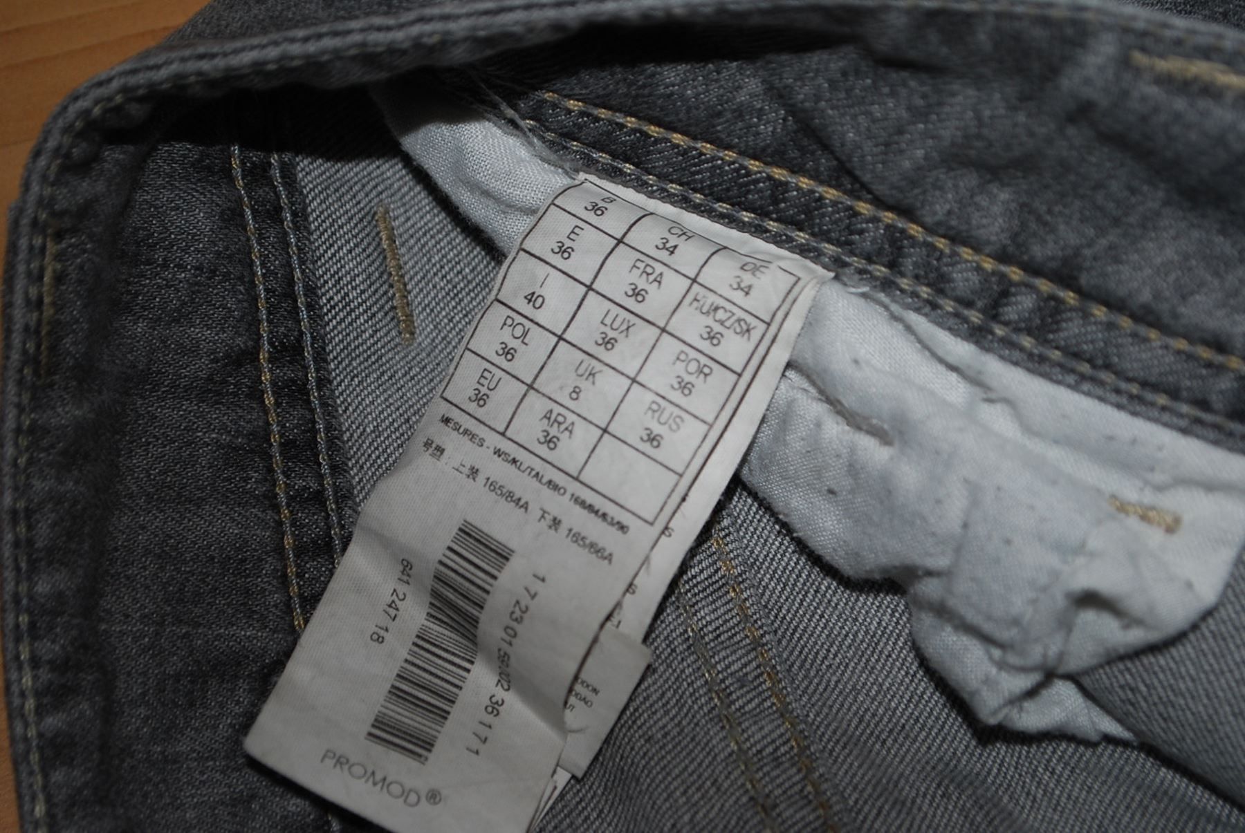 Jeans: Jeans PROMOD    Taille/Grosse 34 CH – Usato da Cossonay-ville venduto da Super-Price-Quality 3