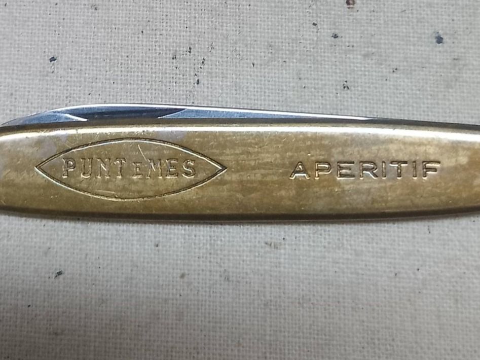 Taschenmesser: Messer - "Vermout Carpano" - "Pount e Mes - Aperitivo" – Gebraucht aus Sorengo von 74in 2