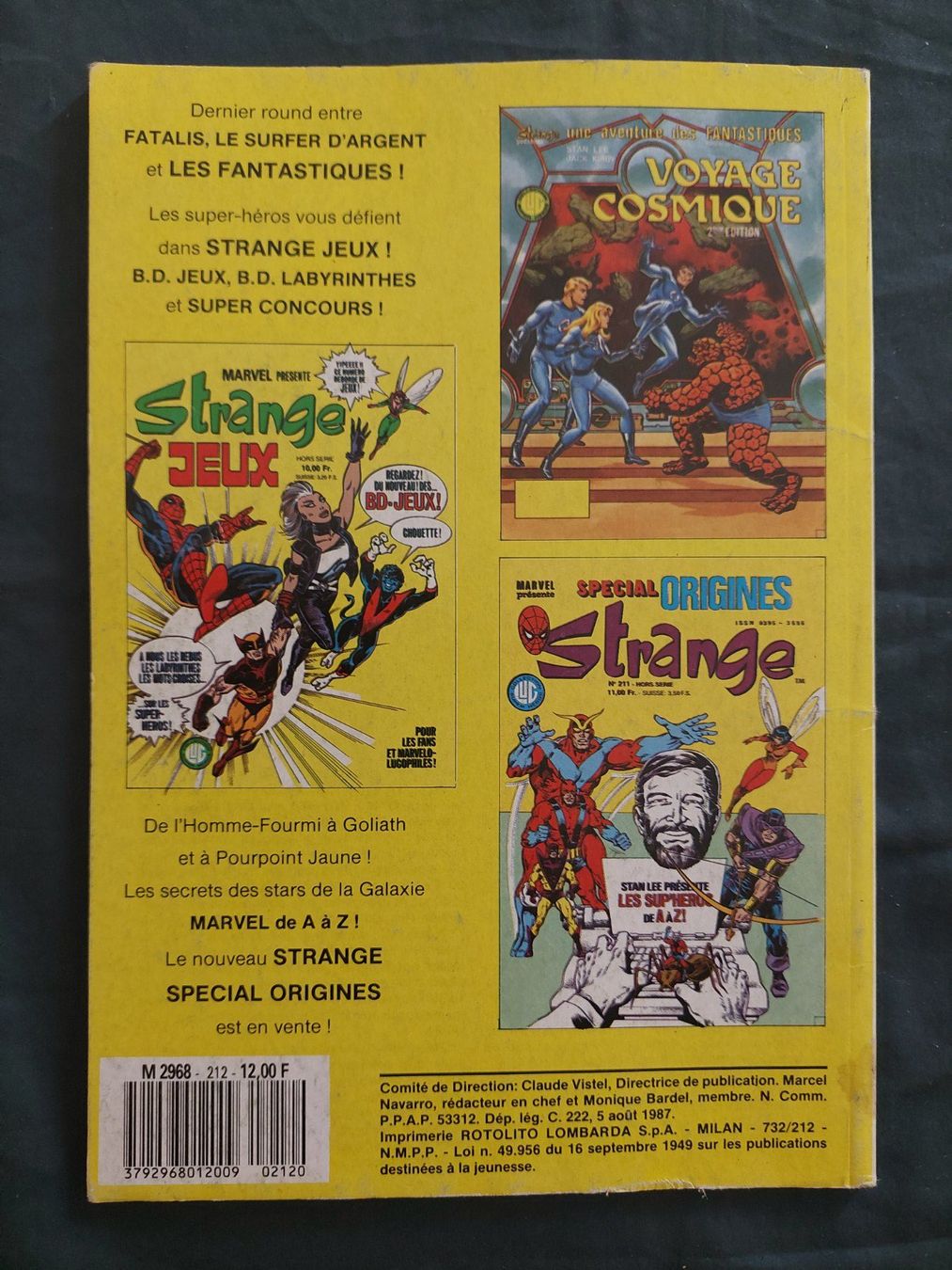 Fumetti: Strange No 212 / 1987 TBE – Usato da Genève venduto da Blu_BD 1