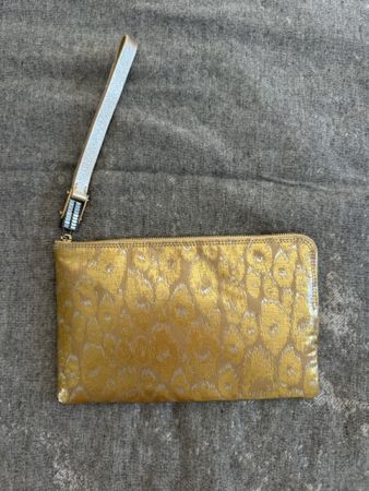 Pochette Lanvin Paris dorée neuf 