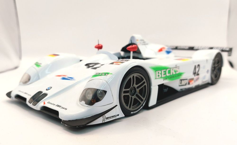 Ab1Chf!!! 1/18 BMW - V12 LMR TEAM BMW MOTORSPORT N 42 KYOSHO 
