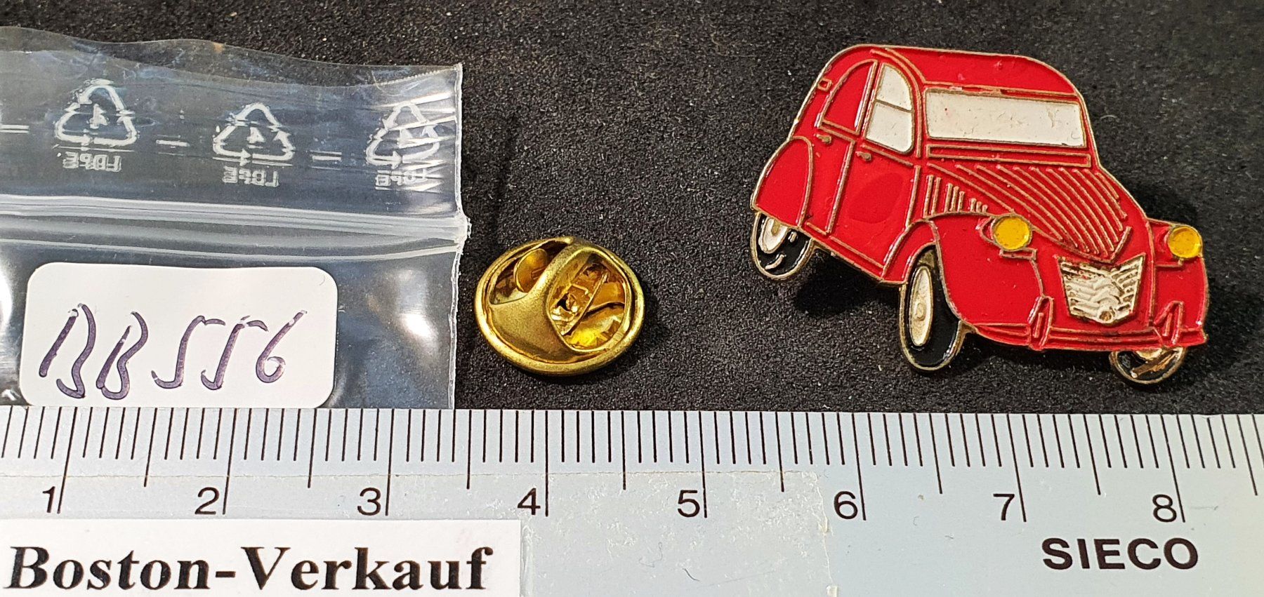 Placchette & Badge: BB556 - Pin Auto Citroen 2CV Döschwo – Usato da Reinach BL venduto da Boston-Verkauf 1
