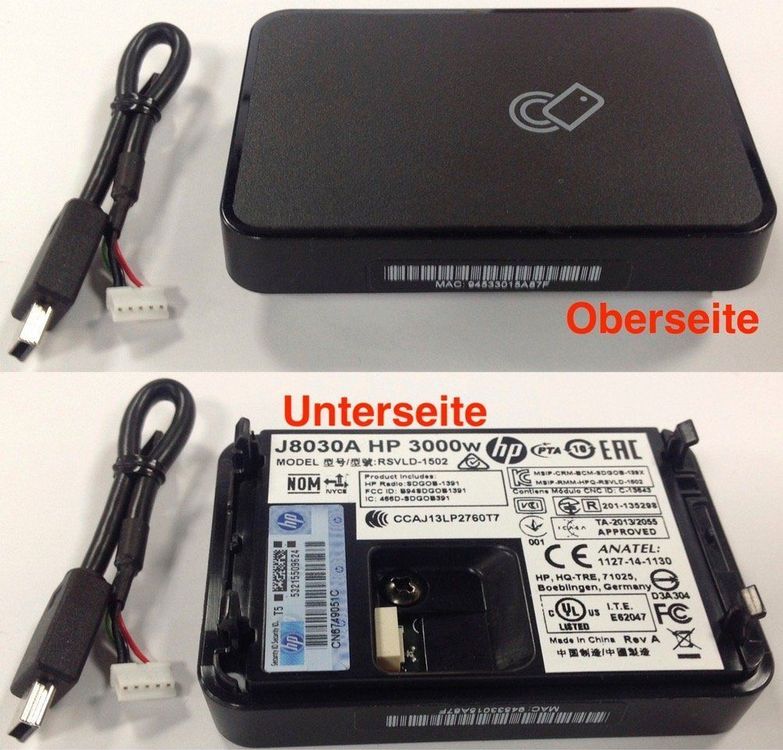 HP J8030A JetDirect 3000W Wireless/NFC Adapter WLAN Kaufen auf Ricardo