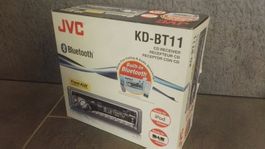 JVC, KD-BT11,  Autoradio CD, Aux-In, Bluetooth, usw. Neu !