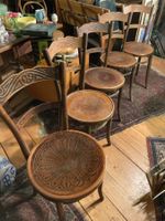 Chaise Bistro Stuhl antik 5 stücke