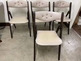 Vintage Mid-Century Klappstühle 4stk