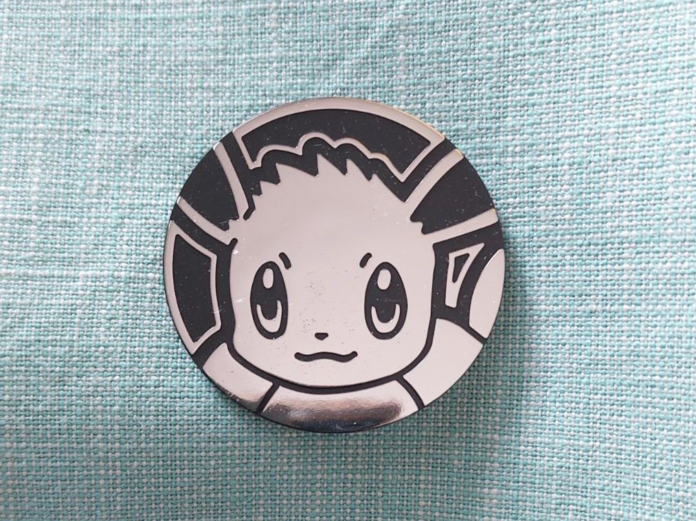 Pokémon Carte collezionabili: Eevee coin – Nuovo (secondo la descrizione) da Bellinzona venduto da Pagur