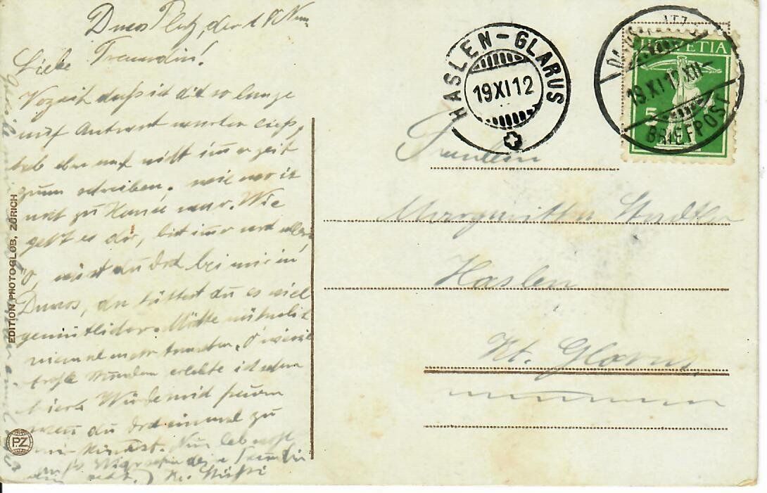 Cartoline postali: Davos Platz 1912 – Usato da Hochdorf venduto da Ziegel-16 1