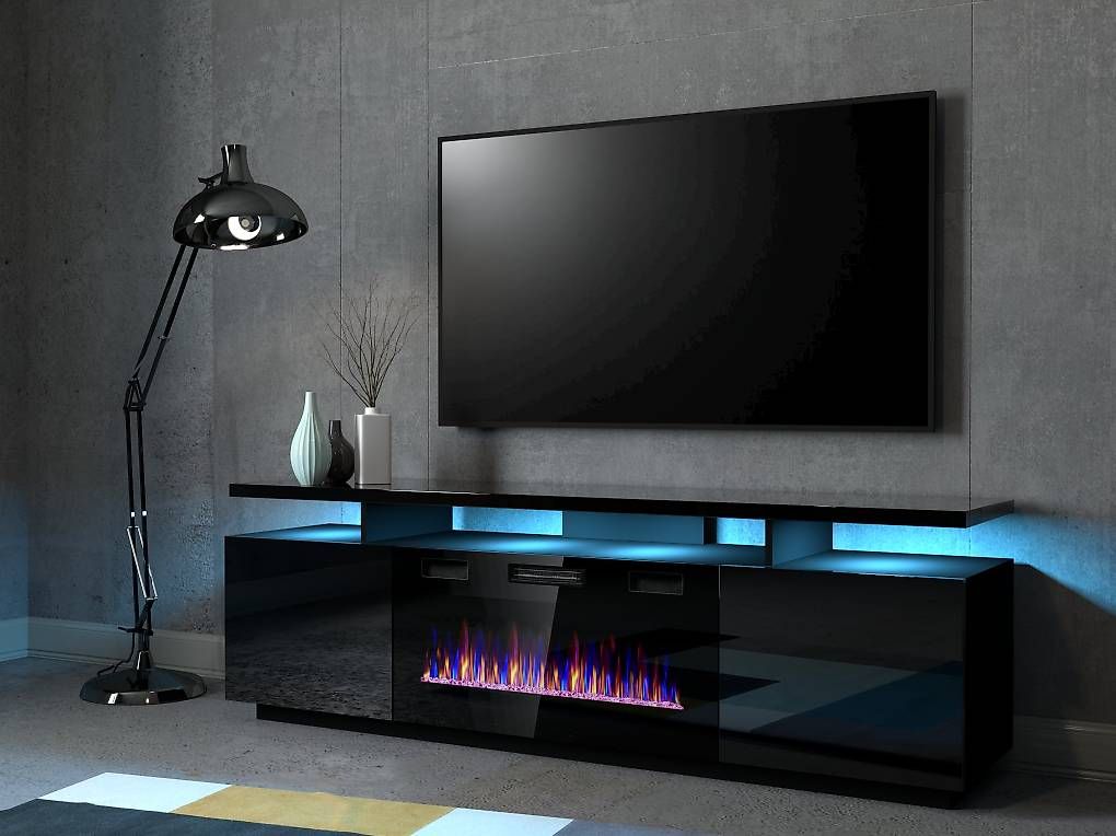 Mobili TV: TV-Möbel mit Kamin / Heizung – Nuovo (secondo la descrizione) da Triesen venduto da Chevalley