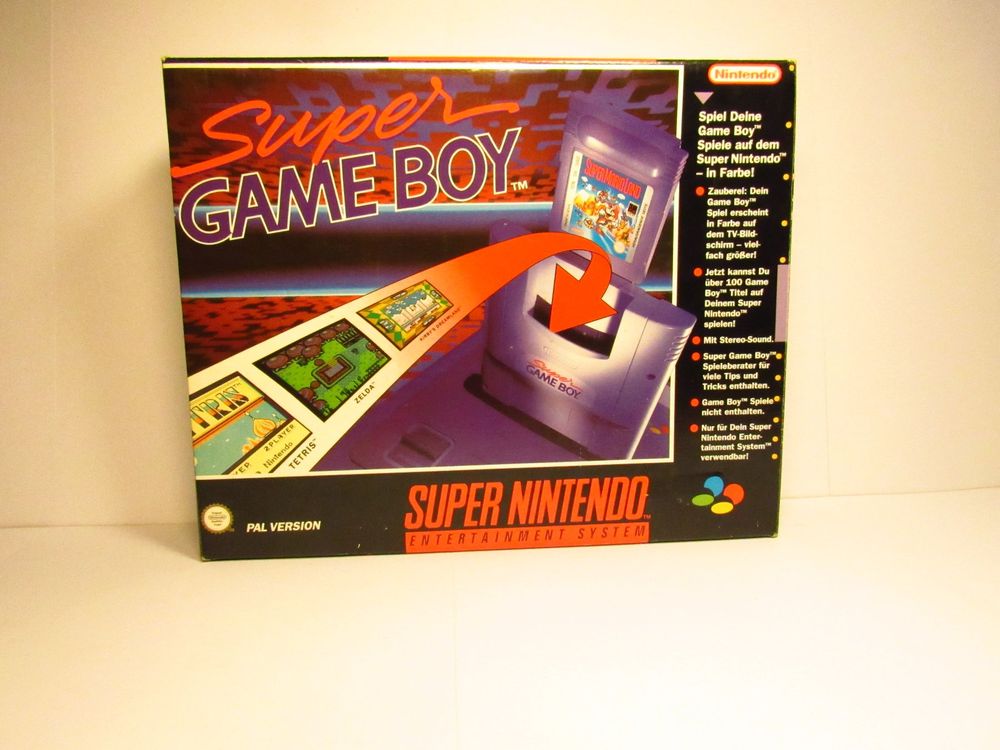 Original Super GameBoy für SNES. NOS-Neuware. PAL Version. (Neu und ...