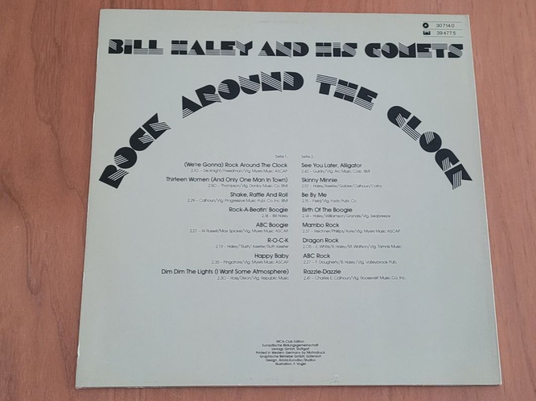 Schallplatten: LP  Bill Haley & His Comets – Gebraucht aus Martigny von MZ-67 1