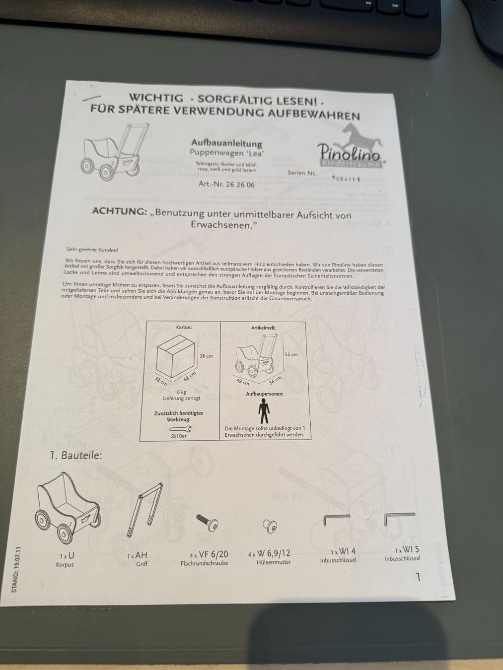 Pinolino Carrozzine per bambole: Puppenwagen 'Prinzessin Lea' – Usato da Weisslingen venduto da Marco21249 1