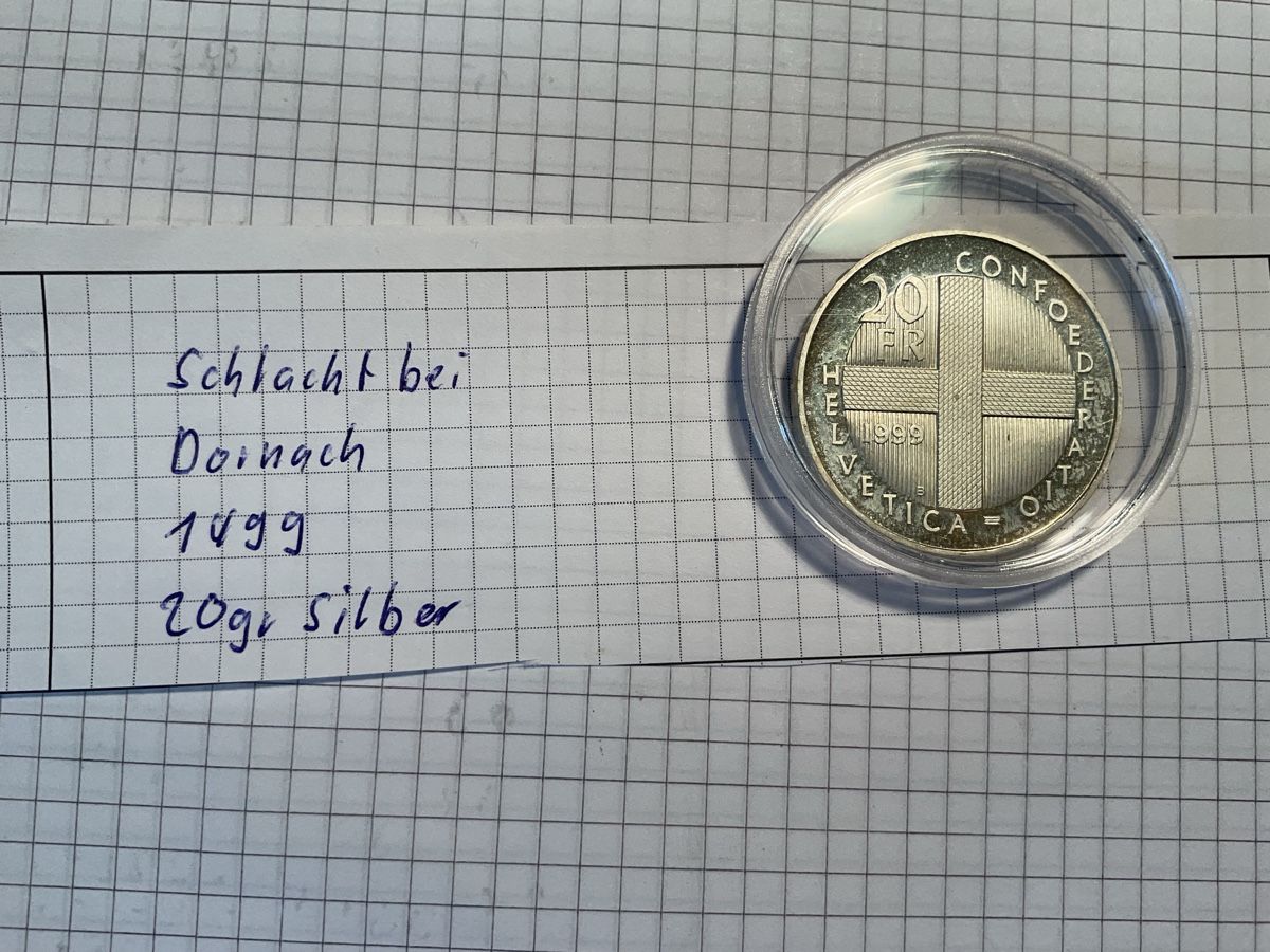 Tutti le monete: 20 Franken Silber Münze – Usato da Ursenbach venduto da tho_8s6p 1