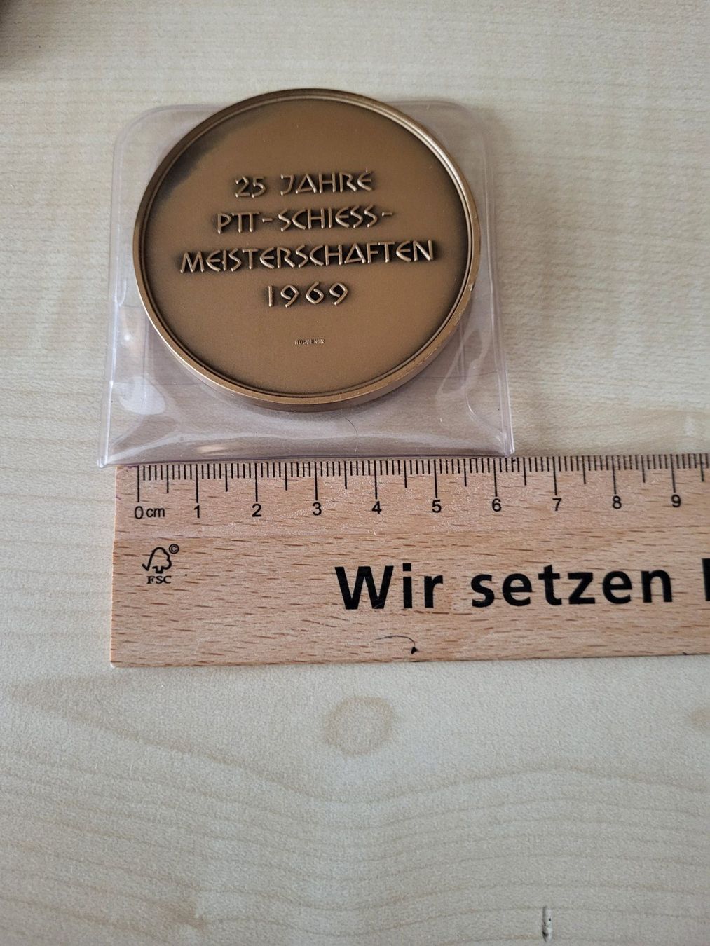 Medaglie: 25 Jahre PTT-Schiess- Meisterschaft – Usato da Langnau i. E. venduto da Foodmaster 3