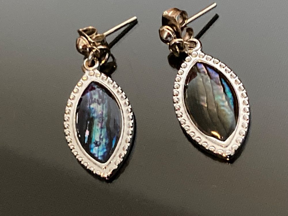 Boucles d'oreilles fantaisie Absinthe en Argent