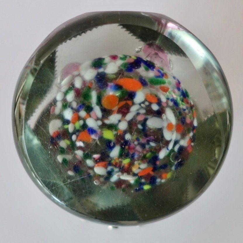 Bicchieri: Alter Glas Paperweight - 3 Ebenen facettiert - – Usato da Adliswil venduto da MeDuMe 2
