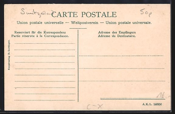 Cartoline postali: AK Luzern, Das Hotel Belvedere – Usato da Berlin venduto da bartko-reher 1