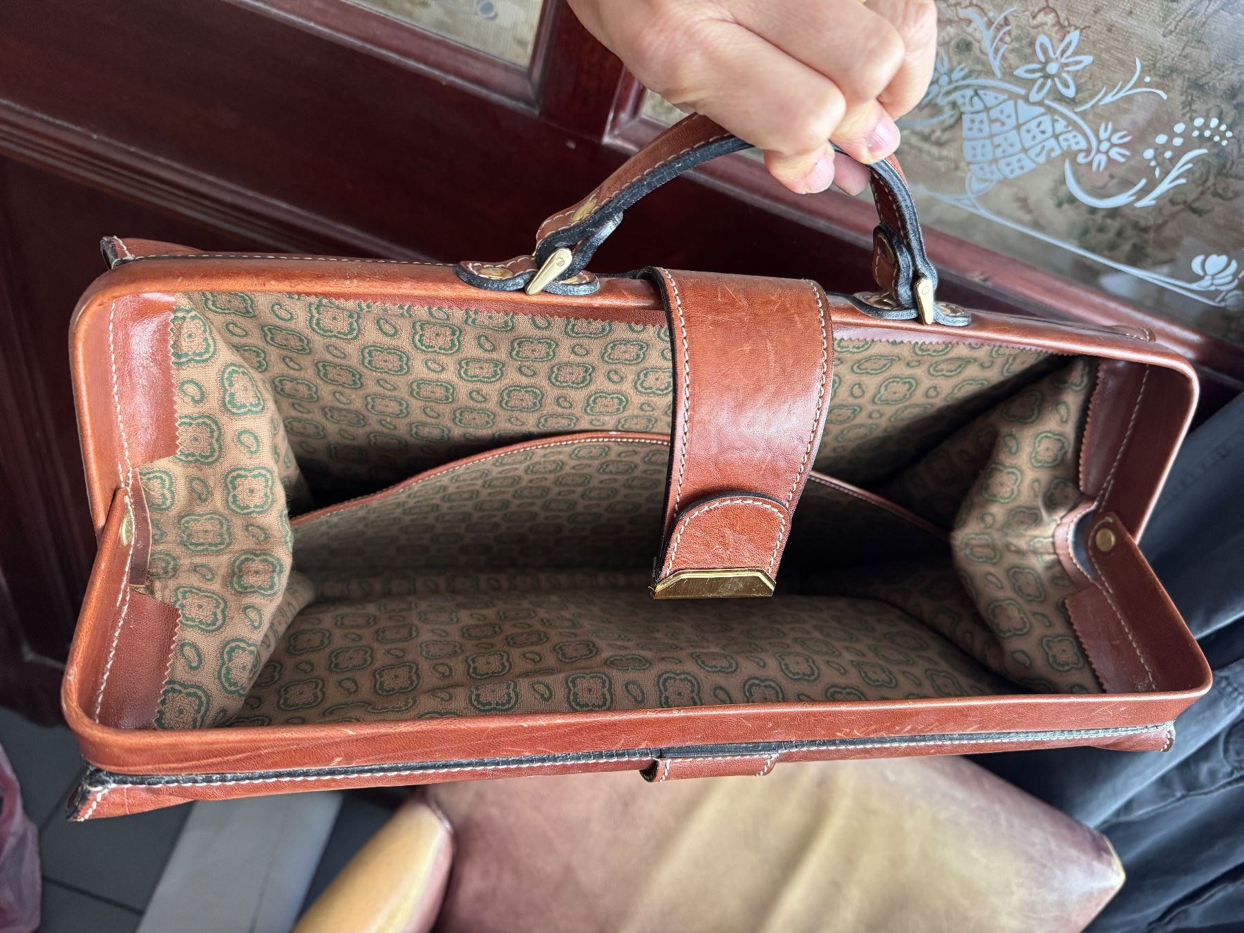 Valigie & Borse: Vintage Ledertasche Aktentasche – Usato da Obfelden venduto da cesarina10 1