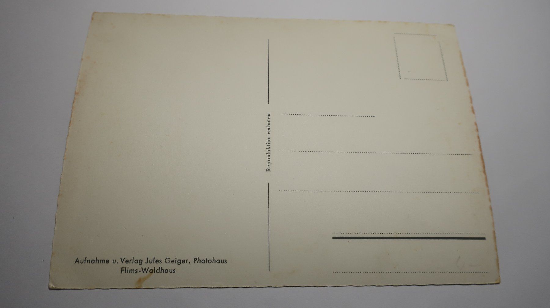 Cartoline postali: Flims Berghaus Crap la Foppa – Usato da Cormoret venduto da Pascalll2001 3