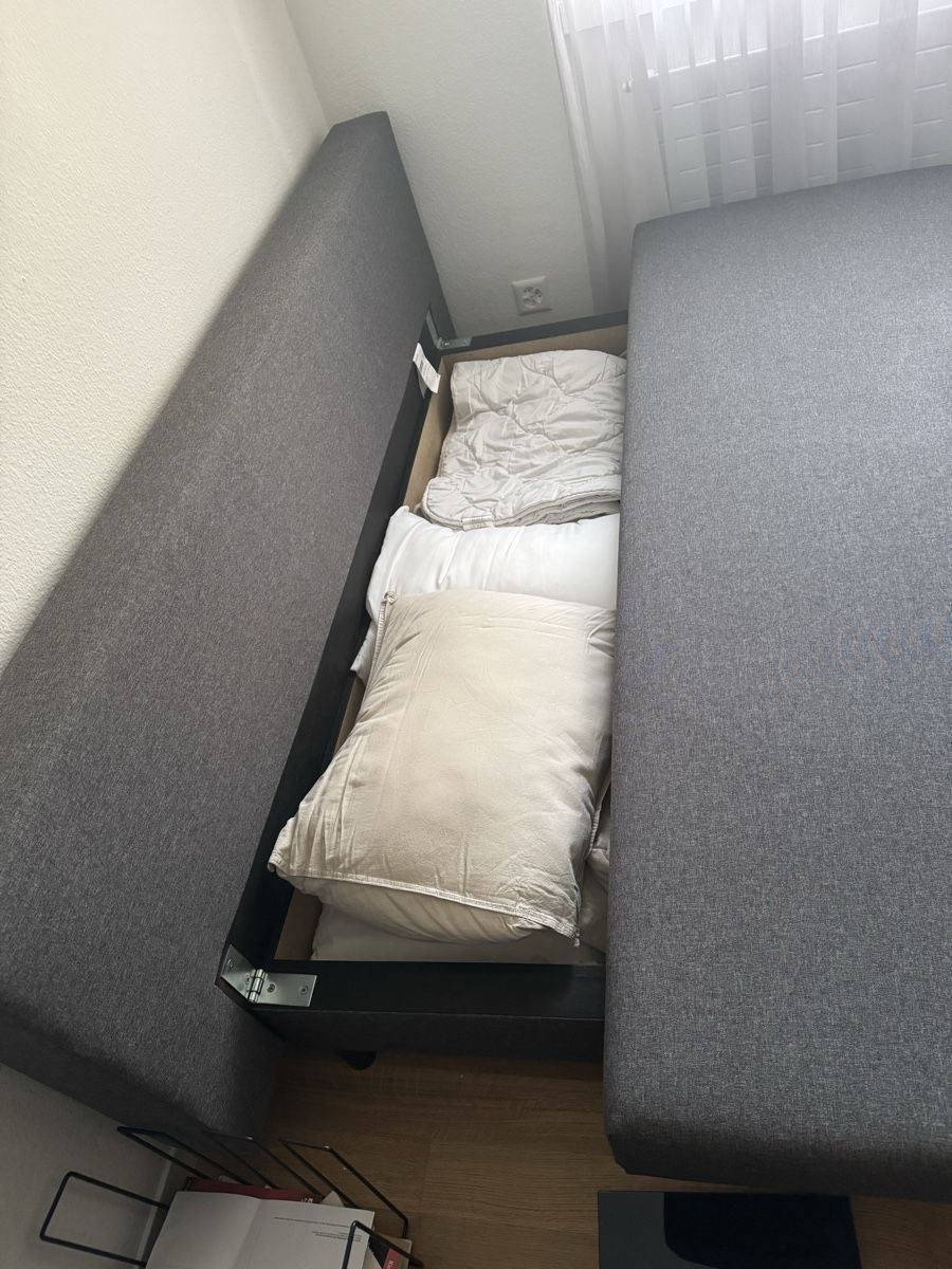 Sofas: Schlafsofa mit Stauraum grau  – Neu (gemäss Beschreibung) aus Wallisellen von lor_nt2d 1