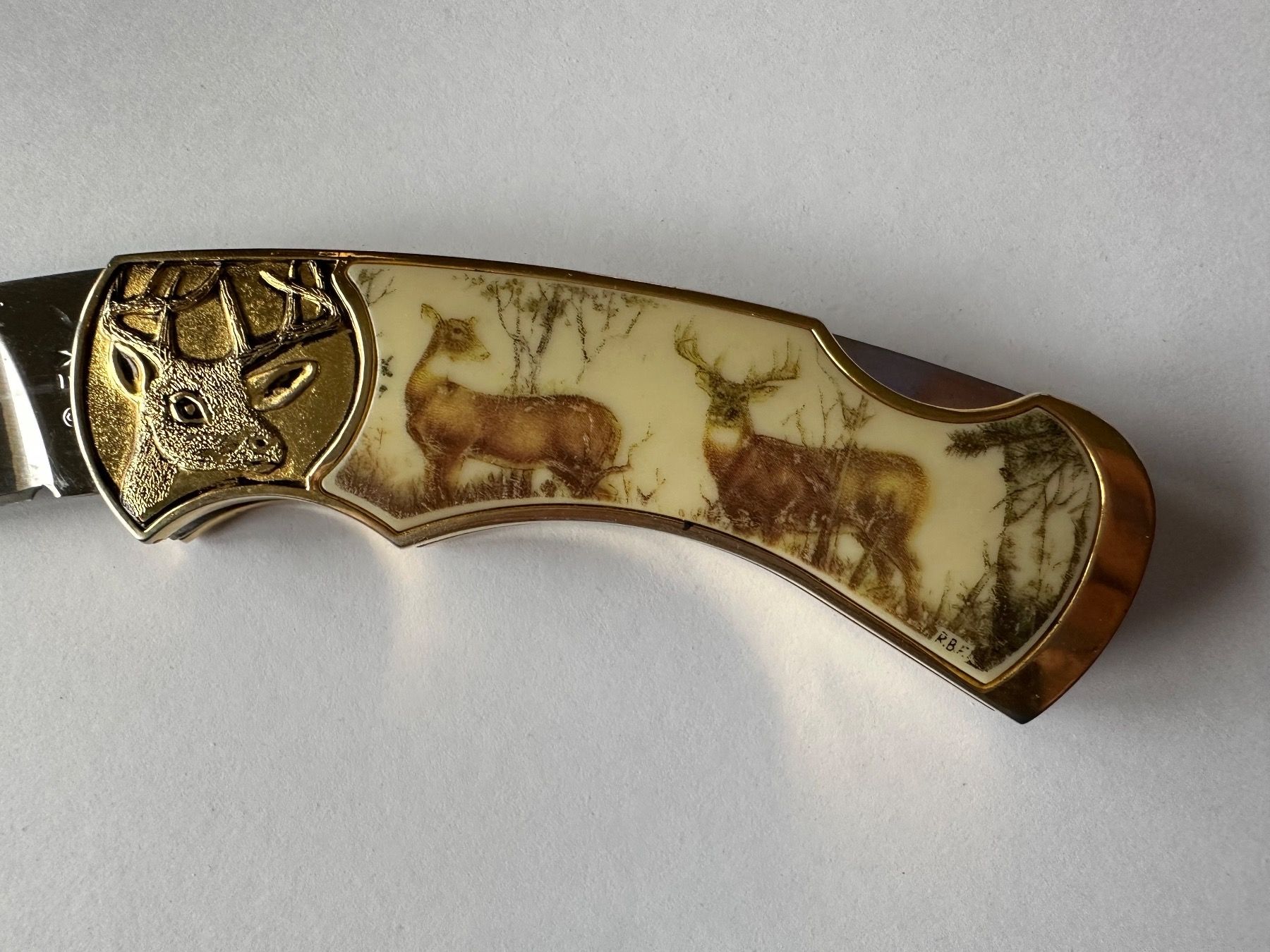 Accessori: Sammlermesser Hirsch - Franklin Mint – Usato da Vinelz venduto da Madchen 2