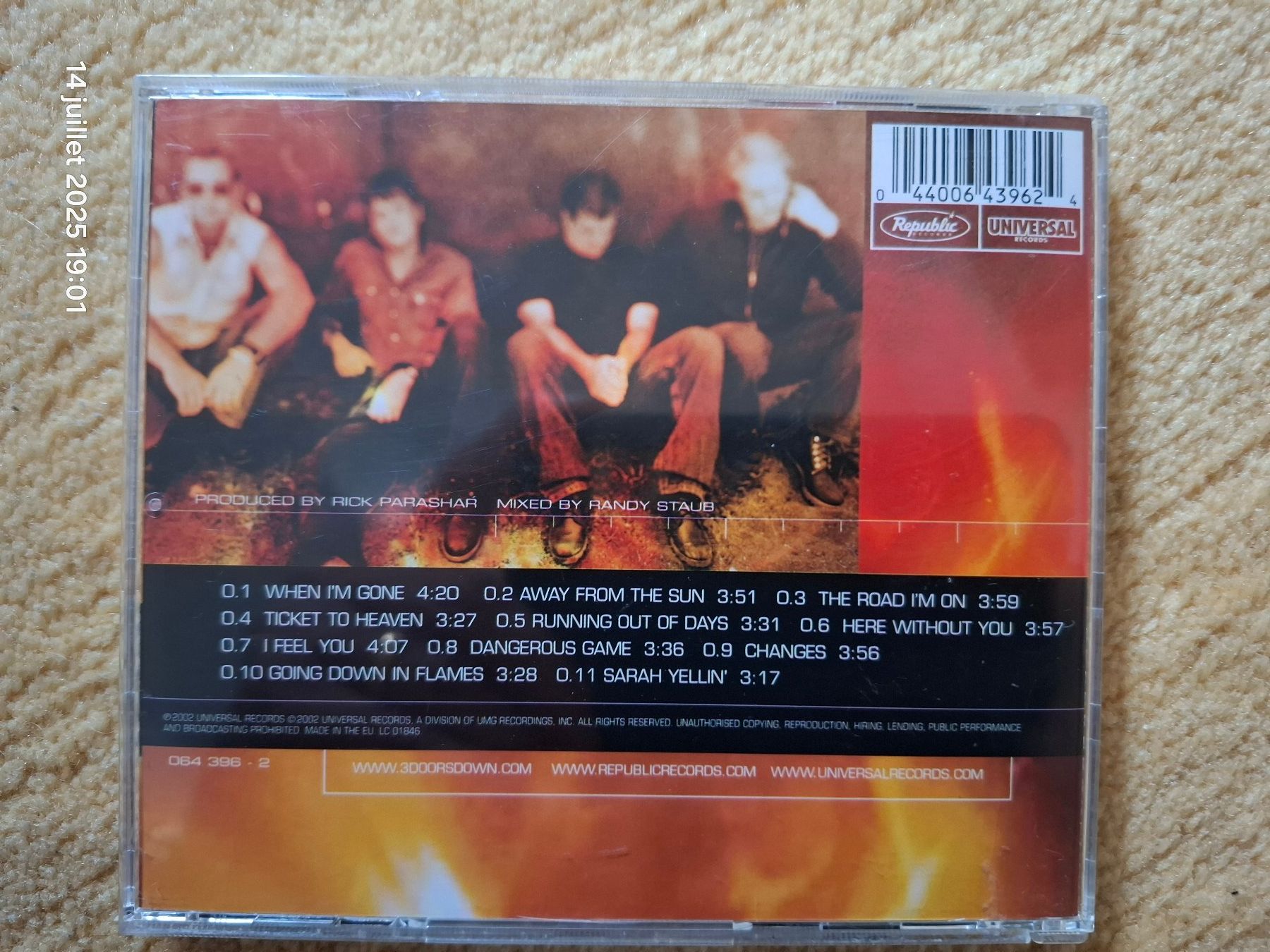 CD: 3 Doors Down - Away from the Sun – Usato da Yverdon-les-Bains venduto da Dan00 2