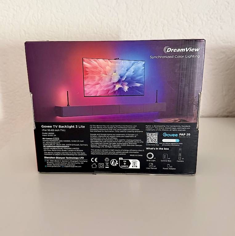 Ghirlande e barre luminose: Govee TV Backlight 3 Lite  – Nuovo e nell'imballaggio originale da Rotkreuz venduto da ta_ti75 1