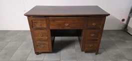 Vintage-Schreibtisch aus Italien – 1950er Jahre – Massivholz