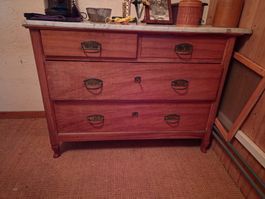 Commode avec marbre