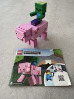LEGO Minecraft BigFig Schwein mit Zombie Baby Set 21157