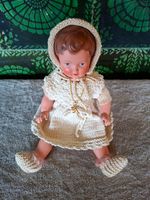 Alte Schildkröt Puppe, Celluloid, gemarkt, Grösse 28cm
