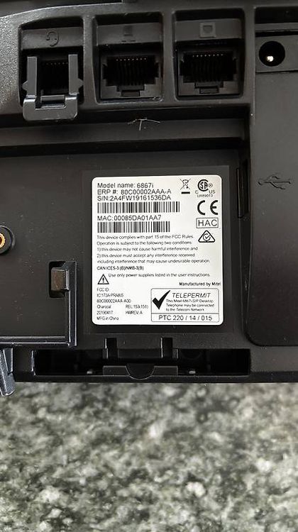 Mitel Telefone: VoIP Telefon Mitel 6867i NEU Farbdisplay – Gebraucht aus Stäfa von evergreen_007 1