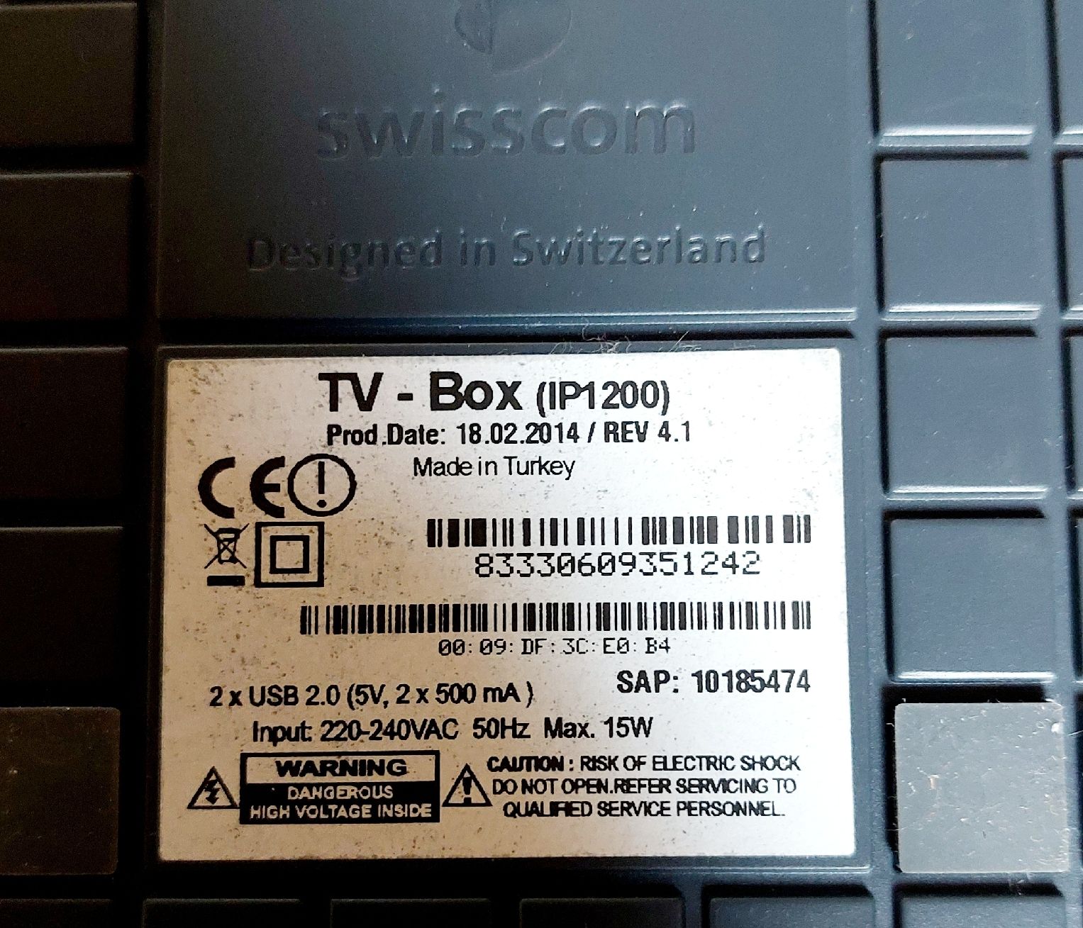 Swisscom Modems & Router: Swisscom TV Box IP1200 - et autre accessoires – Gebraucht aus Bremblens von Ampoule_jaune 1