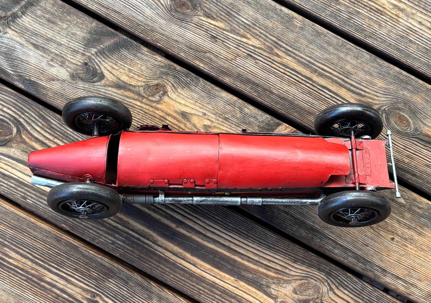 Fiat Modellini d'auto: Deko Fiat Oldtimer-Rennauto – Usato da Lüchingen venduto da Eeizo 8