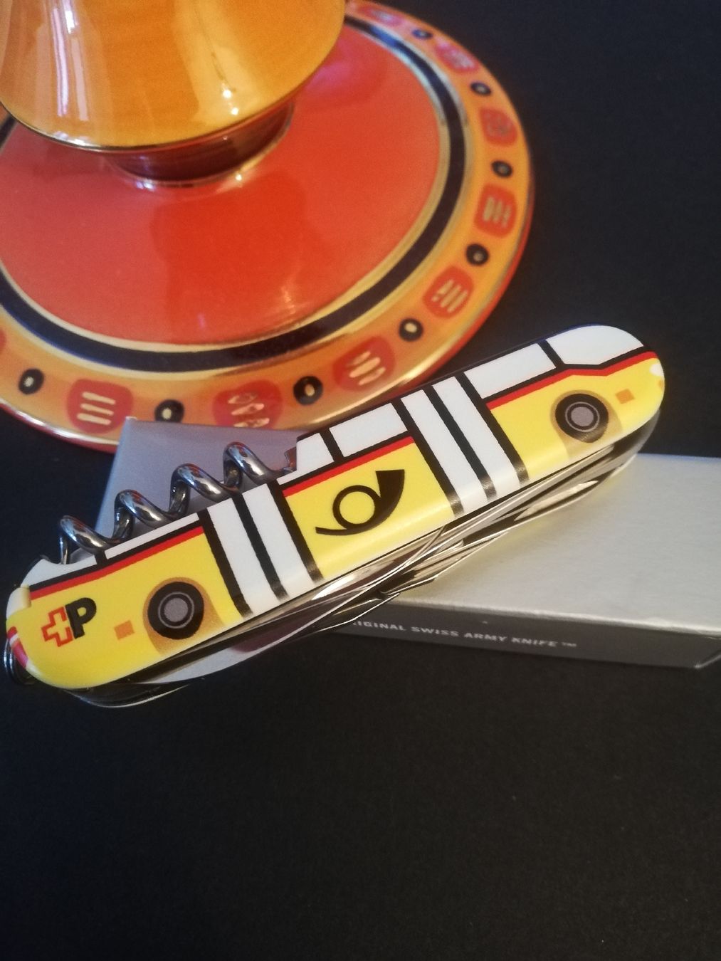 Victorinox Coltelli tascabile: Victorinox Huntsman Postauto Spez. Edition – Nuovo e nell'imballaggio originale da Balgach venduto da VicAlox 1