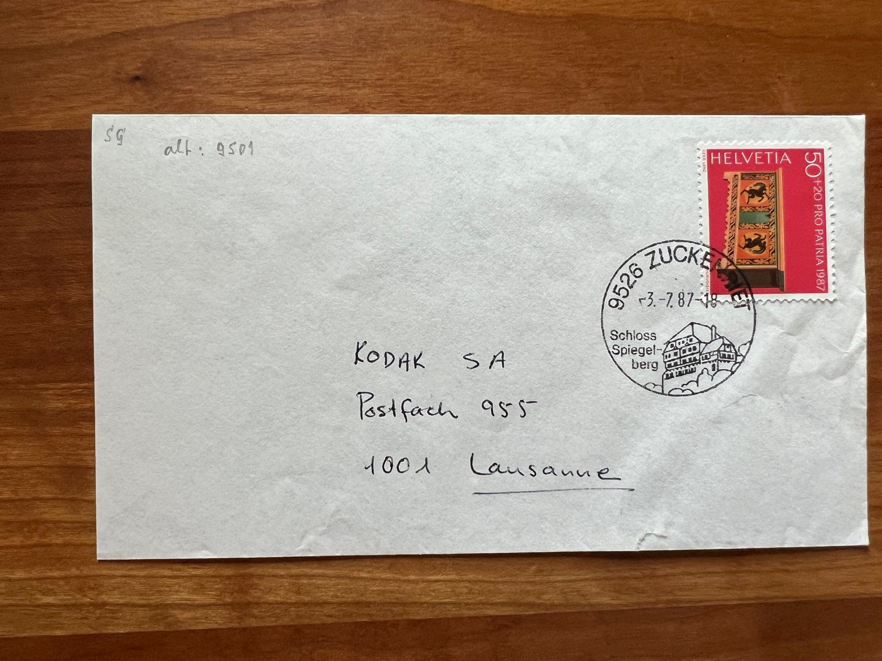 Alle Briefmarken: Zuckenriet Werbestempel (M263) – Gebraucht aus Hinwil von Sidi4